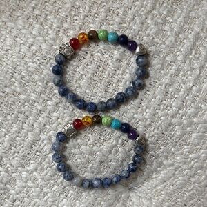 2 Rainbow 🌈Bridge Pet Loss Bracelets